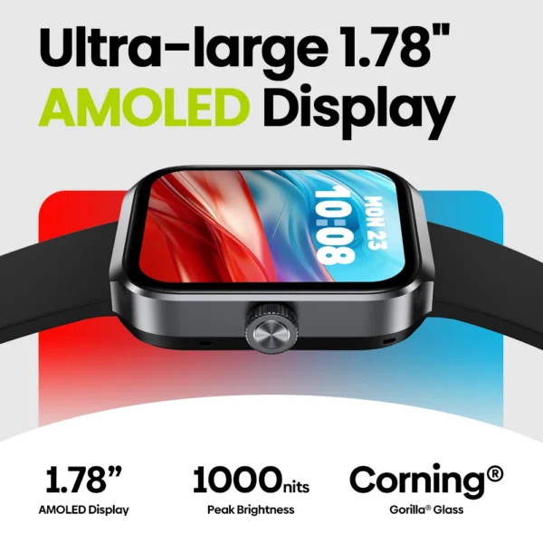 New Zeblaze Beyond 3 Plus GPS Smart Watch 1.78'' AMOLED Display Built-in Amazon Alexa Make/Receive Phone Calls 3ATM Smartwatch - Imagem 3